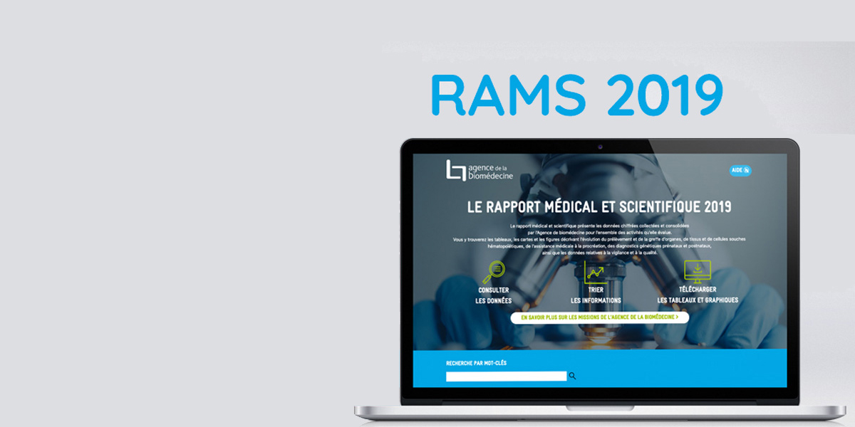 Le rapport médical et scientifique 2019 de l'Agence de la biomédecine est (...)