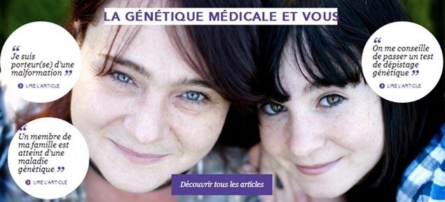  Donner les "clés de la génétique pour tous". lancement du site (...)