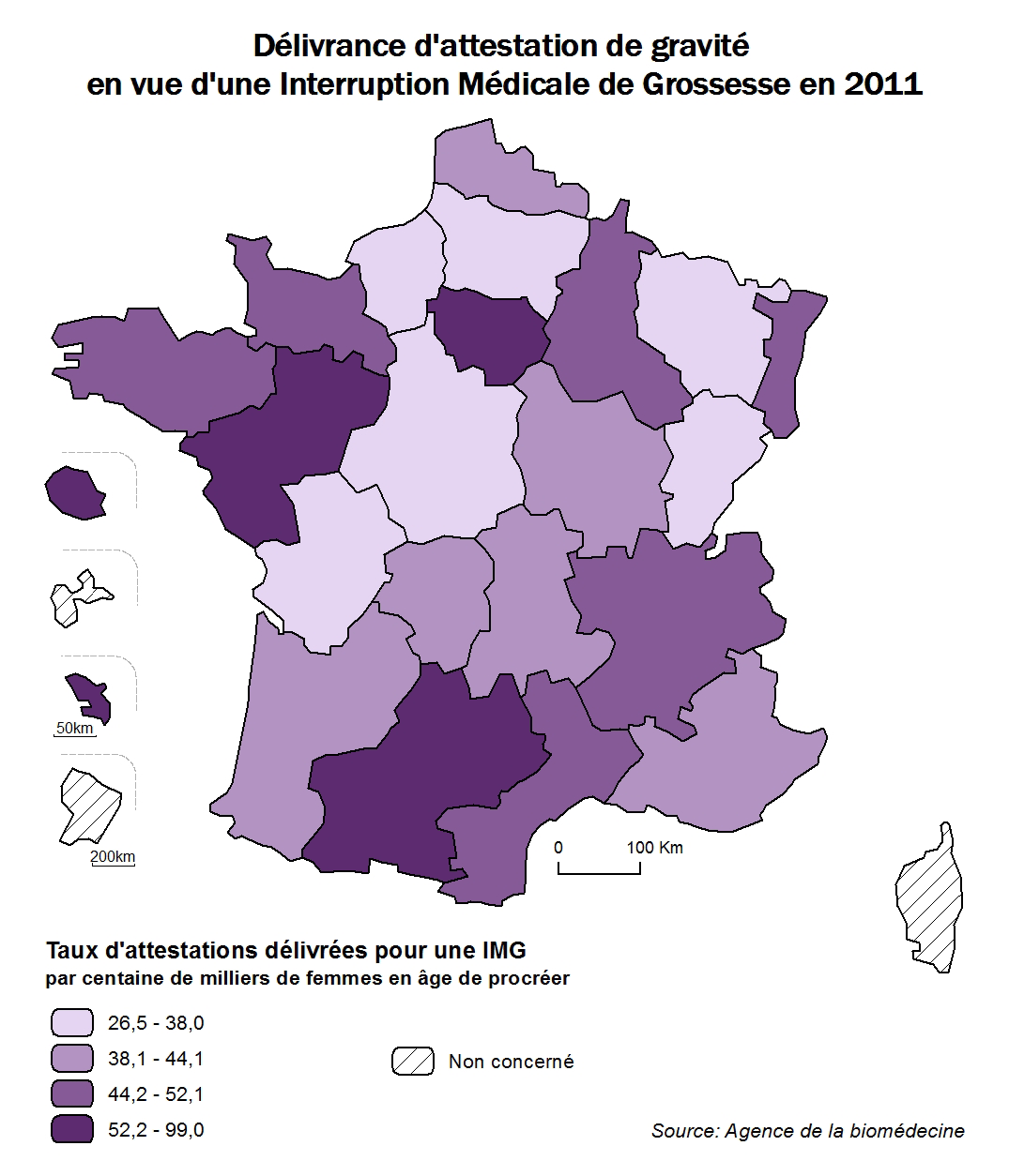 Figure CPDPN2. Délivrance  d’attestation de gravité en vue d’une interruption Médicale de Grossesse