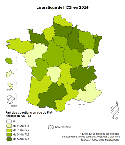 Figure AMP5. La pratique de l’ICSI en 2014