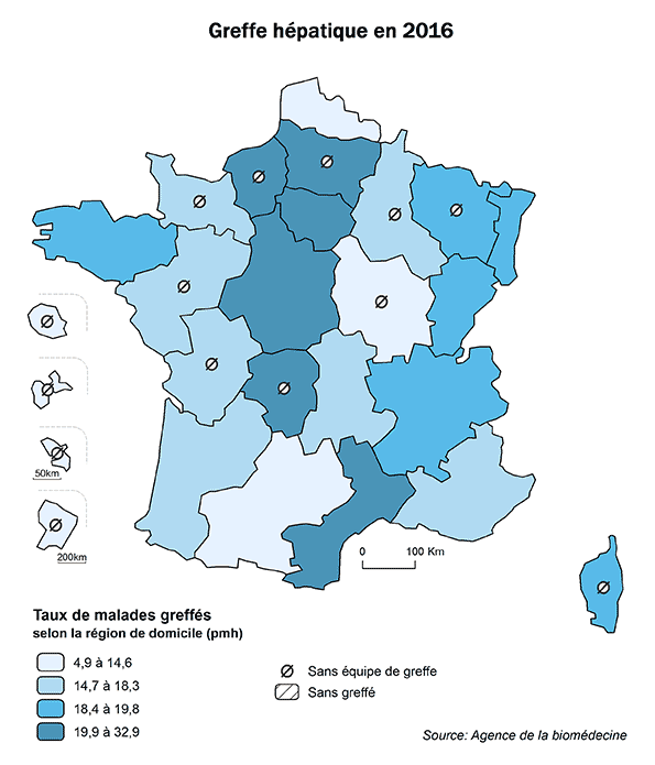 Figure AR F2. Greffe hépatique en 2016